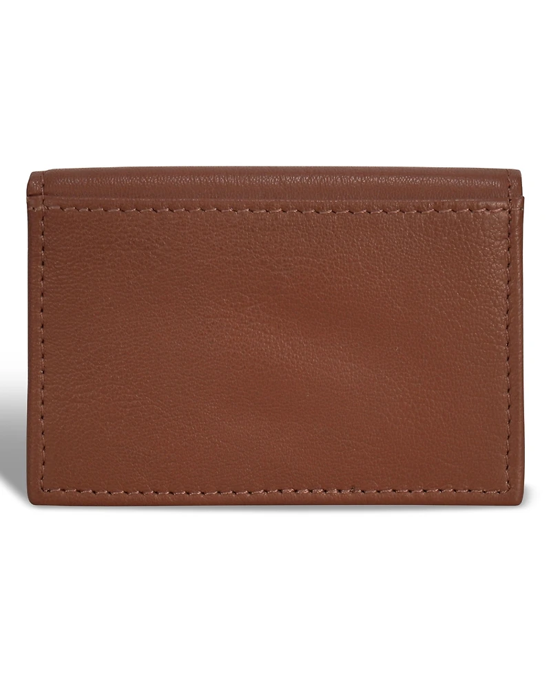 Champs Men's Onyx Collection Leather Card Case
