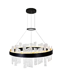 Cwi Lighting 14" Metal Guadiana Led Chandelier
