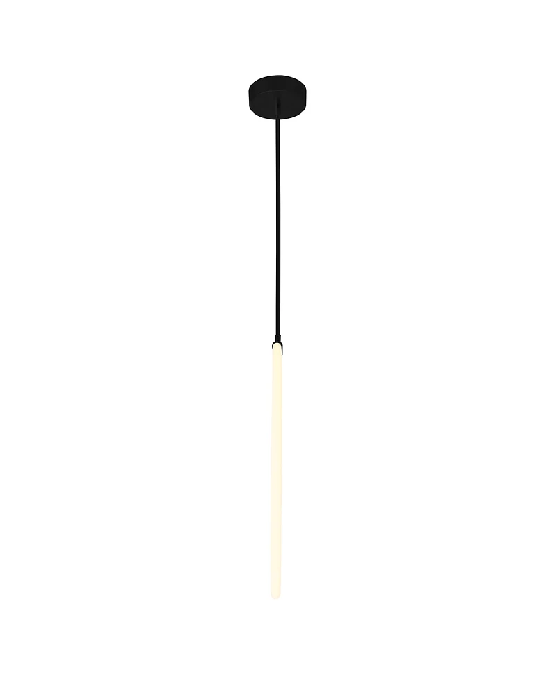Cwi Lighting 24" Metal Hoops 1 Light Led Chandelier