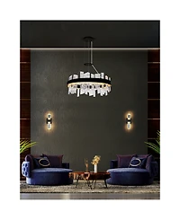 Cwi Lighting 14" Metal Guadiana Led Chandelier