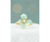 Hope in Bloom Ring in Mint