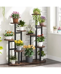 Tribesigns Plant Stand Indoor, Multi-Tiered 11 Potted Plant Shelf Flower Stands, Tall Plant Rack Display Holder Planter Organizer