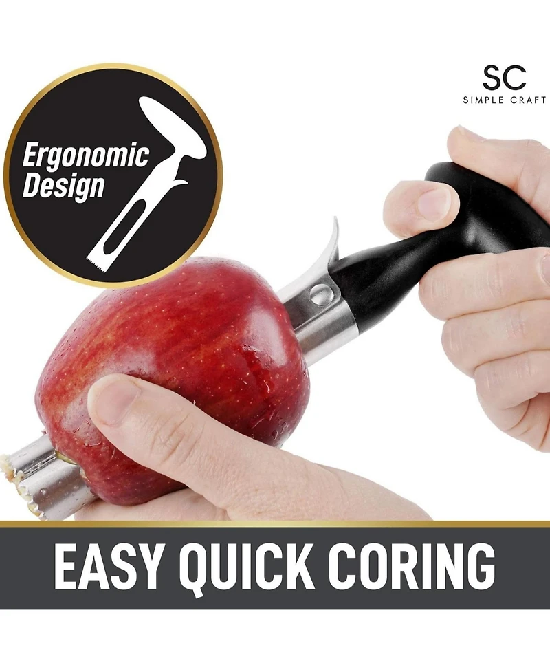 Zulay Kitchen Apple Corer For Removing Cores And Pits