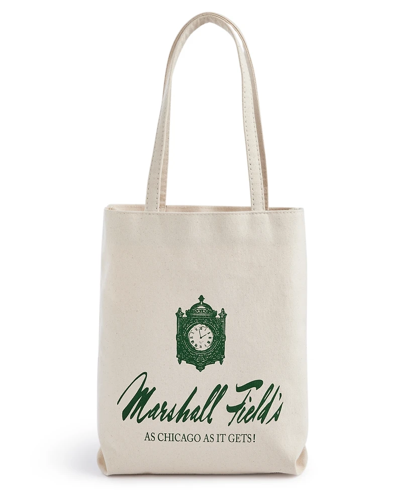 Dani Accessories Marshall Field's Logo Canvas Tote Bag, Macy's Exclusive