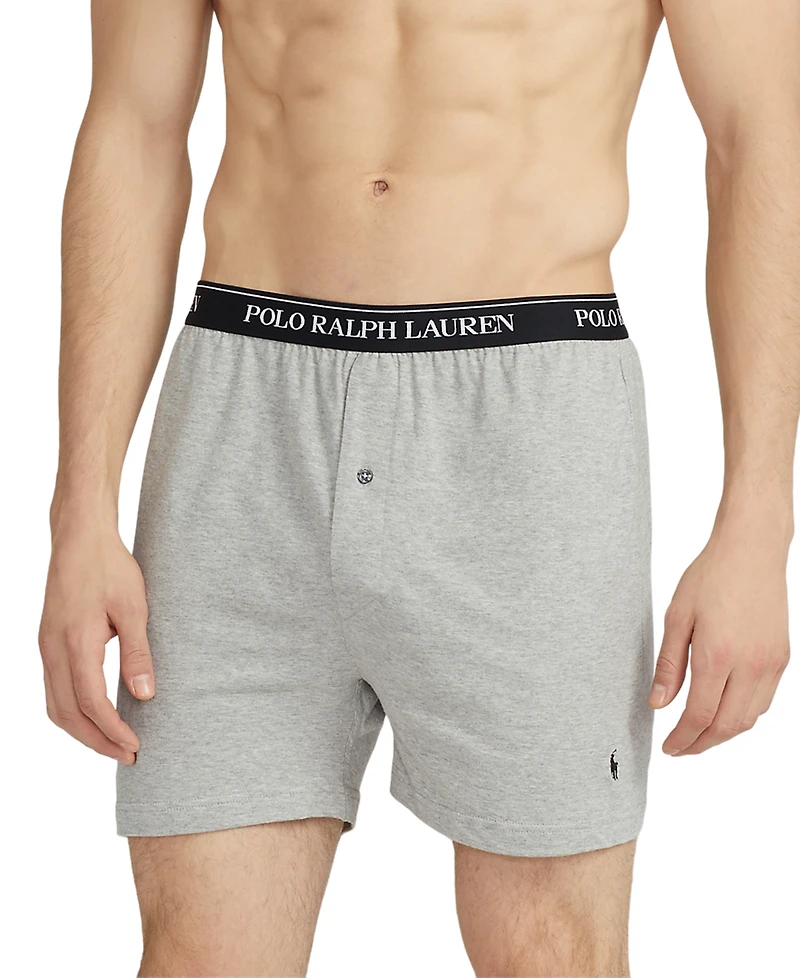 Polo Ralph Lauren Men's 5-Pack Classic-Fit Cotton Knit Boxers