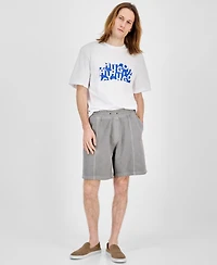 Hugo by Boss Men's Nuralpo Elastic Waist French Terry 7-2/3" Shorts