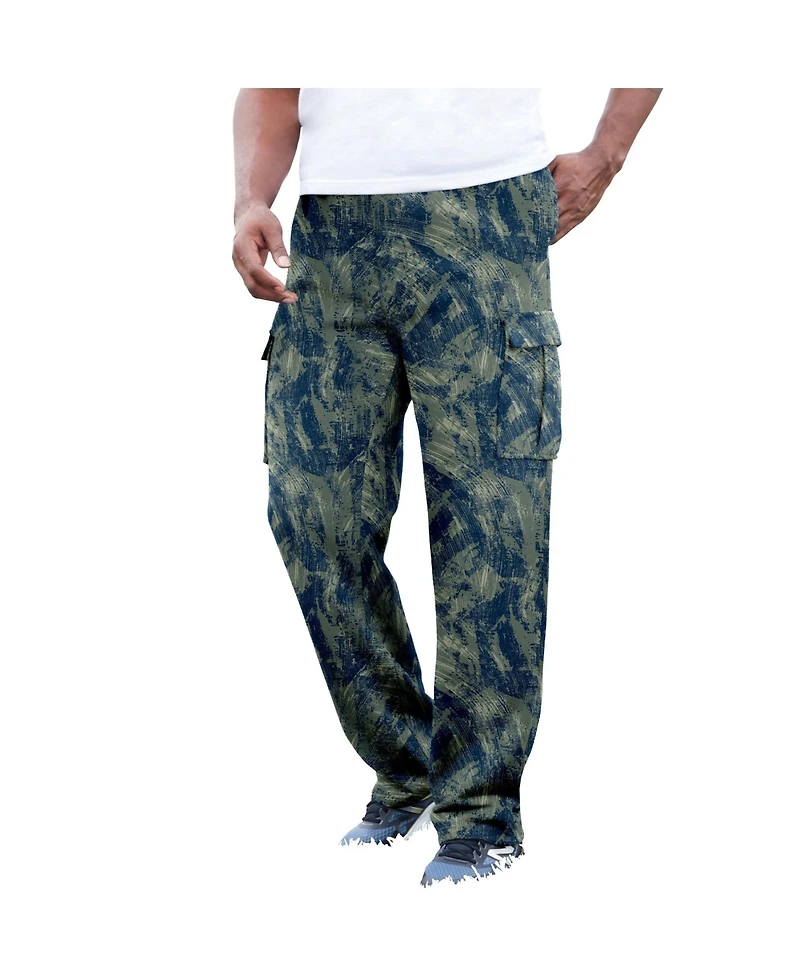 KingSize Big & Tall Fleece Cargo Sweatpants