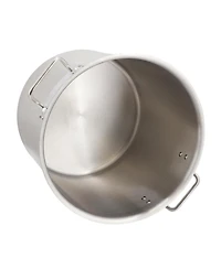MegaChef Professional Kitchen Quart Round Stainless Steel Stock Pot with Lid