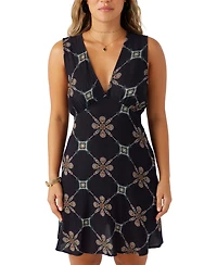 O'Neill Juniors' Madison V-Neck Mini Dress