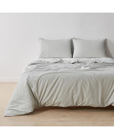 100% Pima Cotton Percale Duvet Set