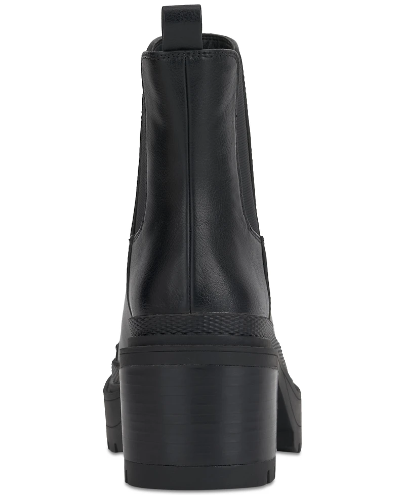 Jessica Simpson Women's Jymmie Embellished Chelsea Lug Sole Booties