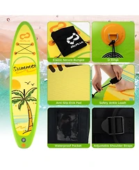Hongge Inflatable Stand up Paddle Board iSUP Board Accessories with 3 Fins