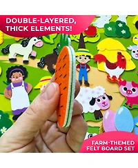 Quokka Felt Board for Kids 3-5 Years Old - Social Emotional Preschool Learning
