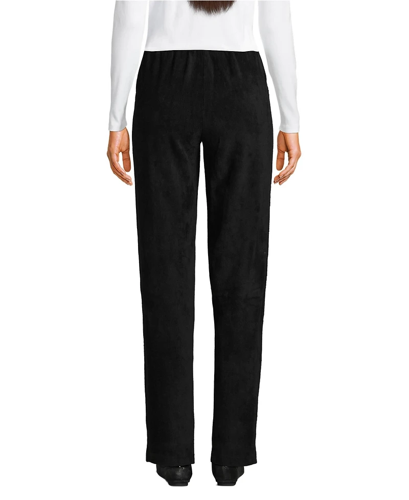 Lands' End Women's Sport Knit High Rise Corduroy Pants