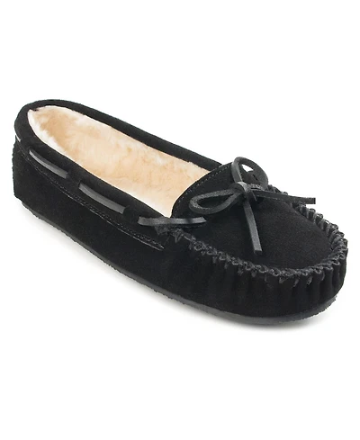 Minnetonka Women's Cally Wide Width Slippers