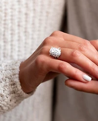 Lab Grown Moissanite Engagement Ring (8 ct. t.w.) 10k White Gold