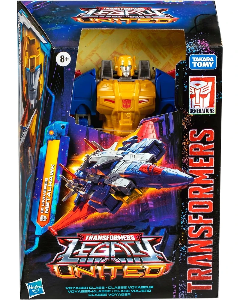G1 Universe Metalhawk Legacy Voyager Class | Transformers Generations Legacy