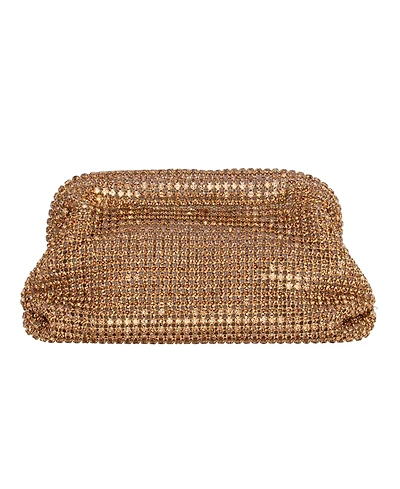 Nina All Over Crystal Frame Magnet Clutch