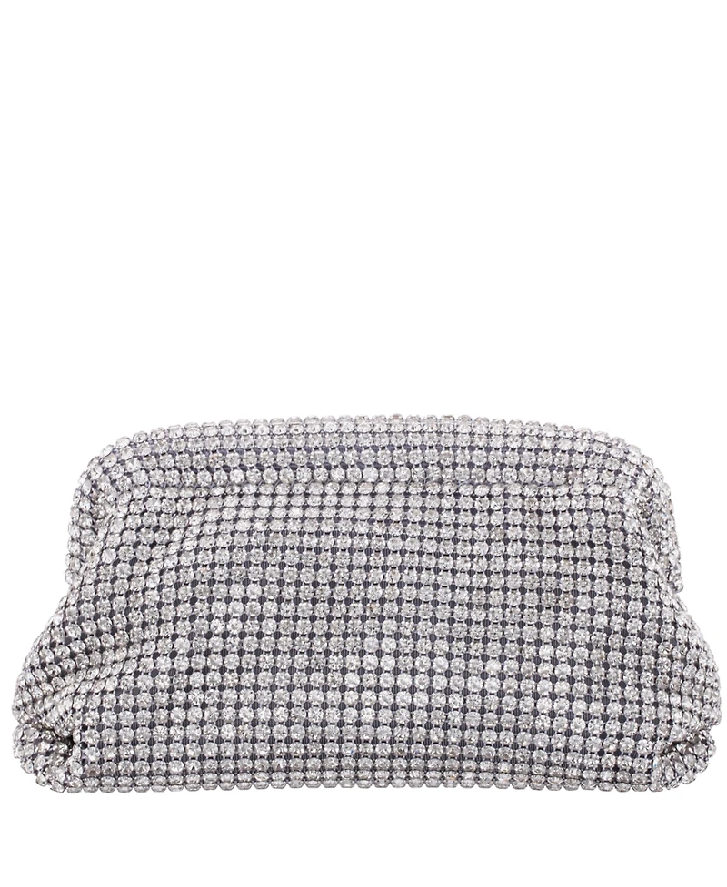 Nina All Over Crystal Frame Magnet Clutch