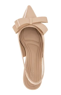 BCBGeneration Women's Kasti Slingback Kitten-Heel Bow Pumps