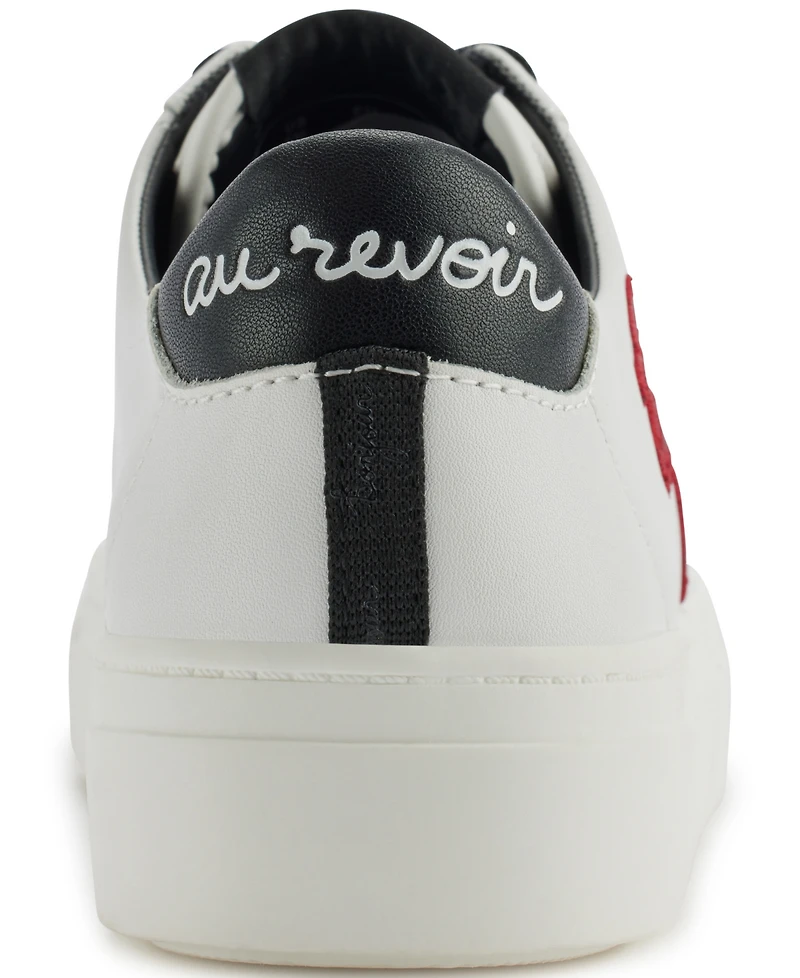 Karl Lagerfeld Paris Women's Cate Sayings Lace Up Sneakers