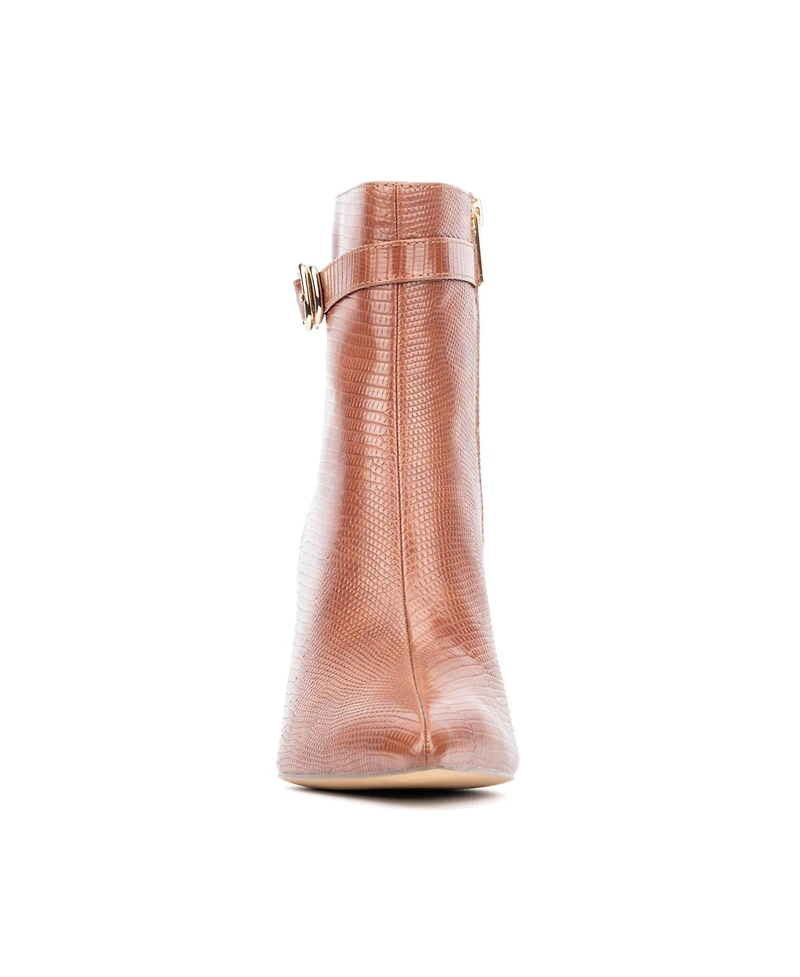 Women's Edena-Lizard Embossed Pointy Ankle Boot