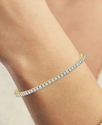 Diamond Tennis Bracelet (1 ct. t.w.) Sterling Silver, 14k Gold-Plated Silver or Rose