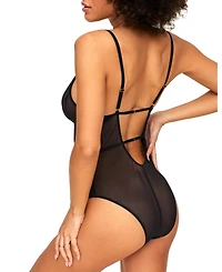 Adore Me Women's Rosie Crotchless Bodysuit Lingerie