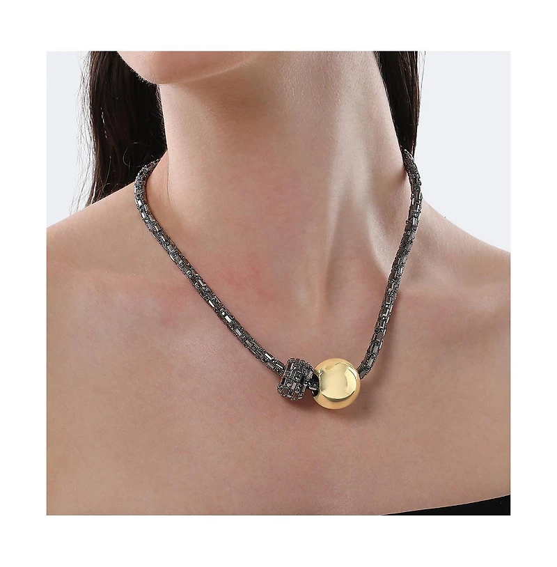 Sohi Women's The Mirror Collar Necklace