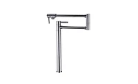 Slickblue Pot Filler Faucet in Brushed Nickel Finish with Extension Shank for Kitchen Convenience
