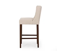 Set of 2 Counter Height Bar Stool with Backrest,Bar Chairs for Kitchen Island or Home Bar-The Pop