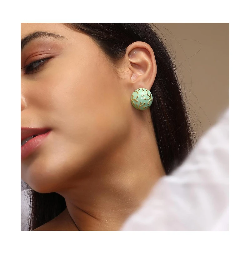 Sohi Women's The Twig Stud Earrings