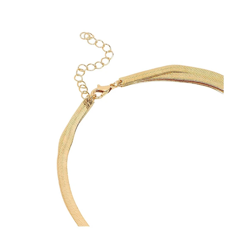 Sohi Women's The Snakechain Multi-Layer Necklace