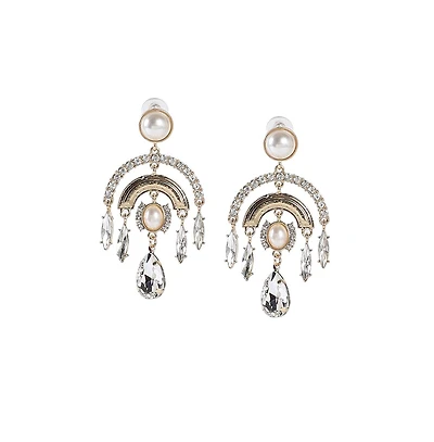 Sohi Women's The Lustre Drop Earrings