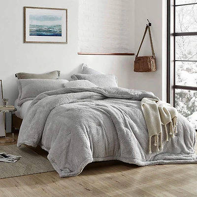 Coma Inducer� Oversized Comforter - The Original Plush - Silver Stone