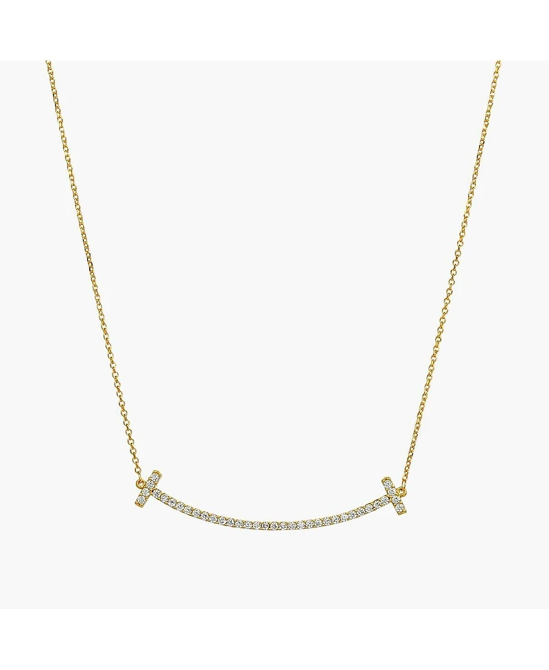 Sterling Silver 18k Gold Plated Daphne Necklace – Perfect Summer Gift, Minimalist Summer Jewelry