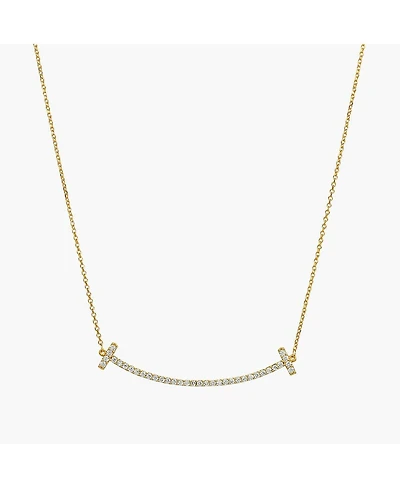 Sterling Silver 18k Gold Plated Daphne Necklace – Perfect Summer Gift, Minimalist Summer Jewelry
