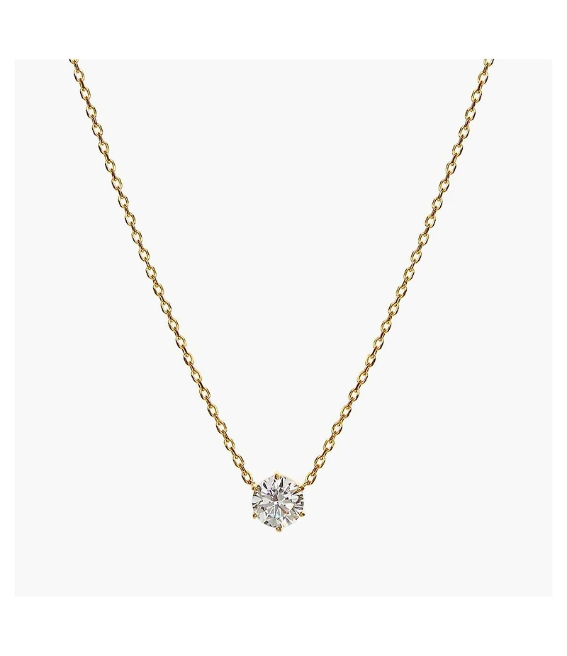 Sterling Silver 18k Gold Plated Estelle Necklace - Dainty, Summer Gift, Charming, Elegant