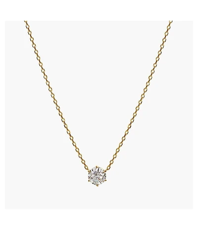 Sterling Silver 18k Gold Plated Estelle Necklace - Dainty, Summer Gift, Charming, Elegant