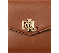 Lauren Ralph Leather Small Farrah Satchel