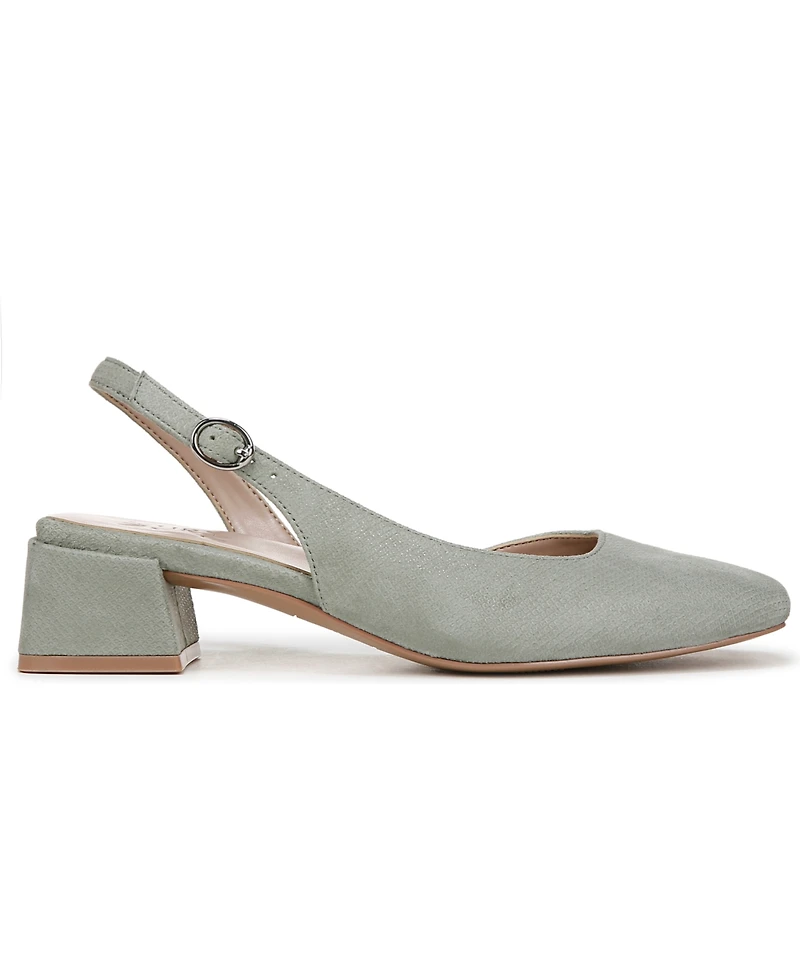 Naturalizer Women's Jayla Mid-Heel Square Toe Slingback Pumps