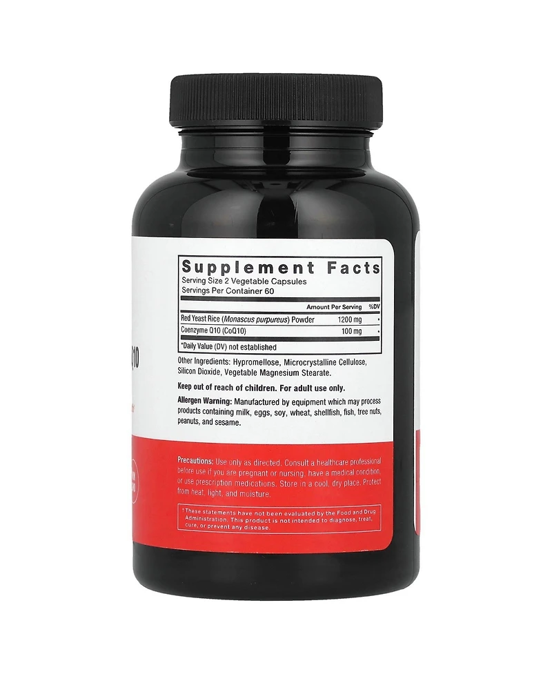 Force Factor Red Yeast Rice + CoQ10