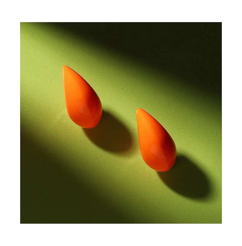 Sohi Women's The Small Teardrop Stud Earrings