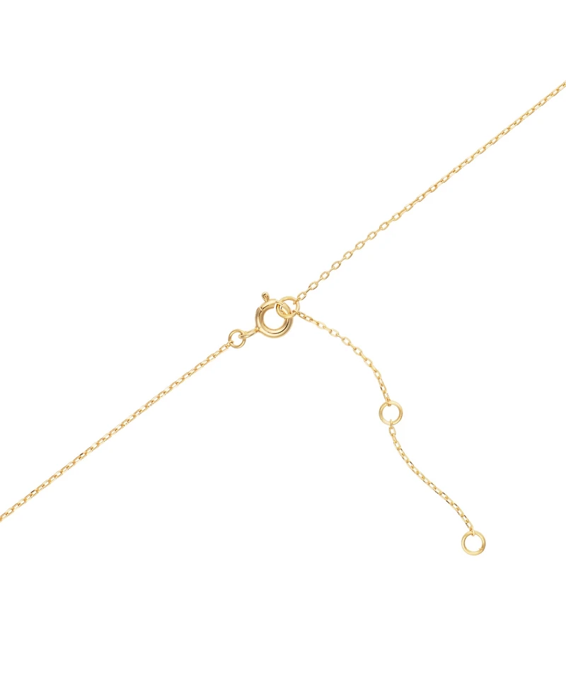 2-Pc Set Cubic Zirconia Journey Pendant Necklace & Solitaire Stud Earrings Sterling Silver (Also availabe 14k Gold over Silver)