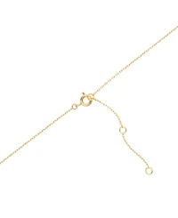 2-Pc Set Cubic Zirconia Journey Pendant Necklace & Solitaire Stud Earrings Sterling Silver (Also availabe 14k Gold over Silver)