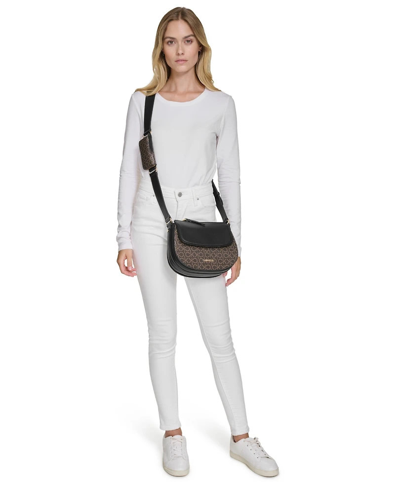 Calvin Klein Bella Signature Adjustable Crossbody