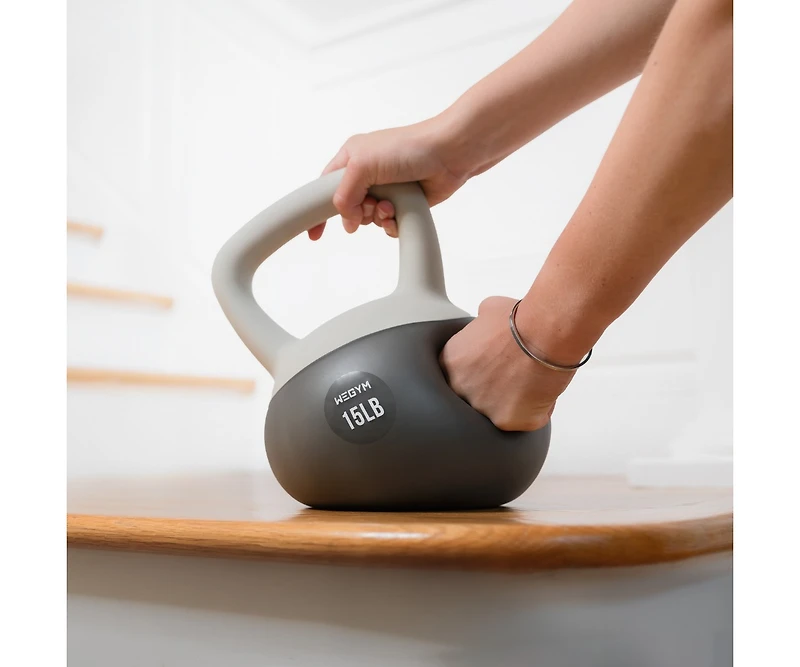 WeGym Soft Kettlebell 3pc Set - 10, 15, & 20 lbs