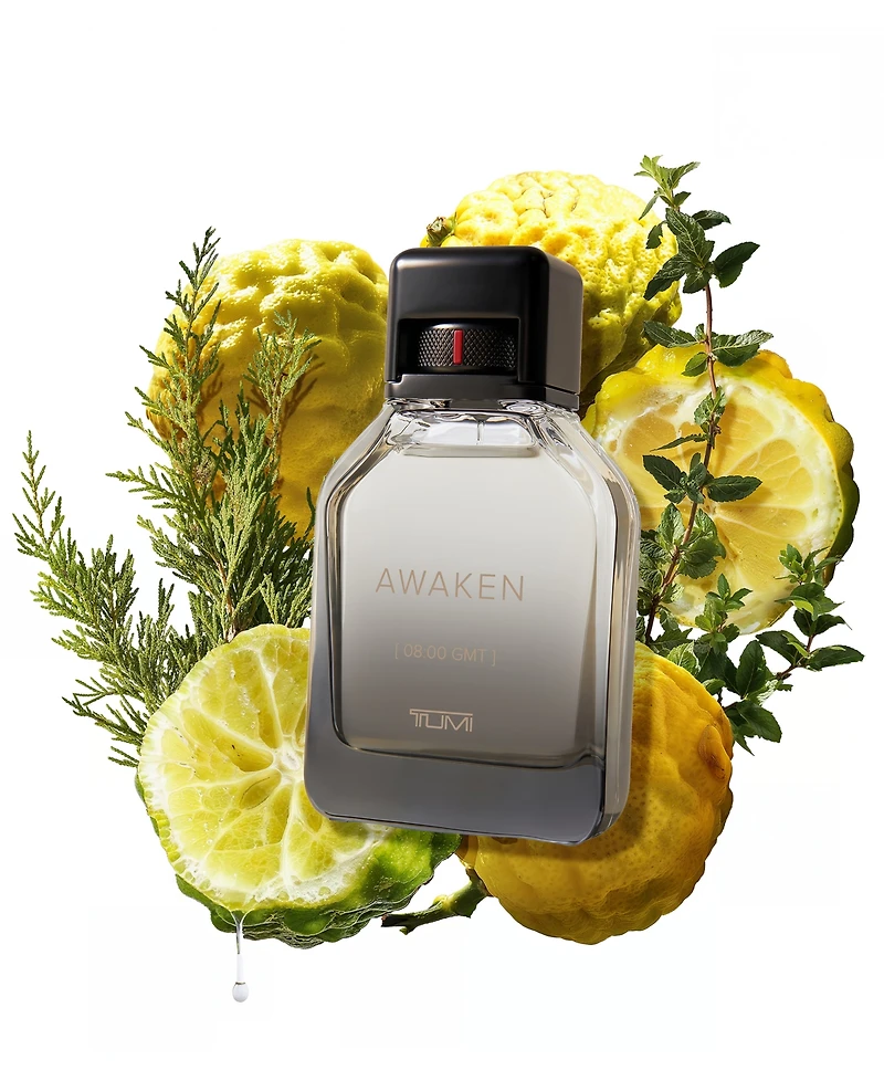 Tumi Men's Awaken [08:00 Gmt] Eau de Parfum Spray, 1 oz.