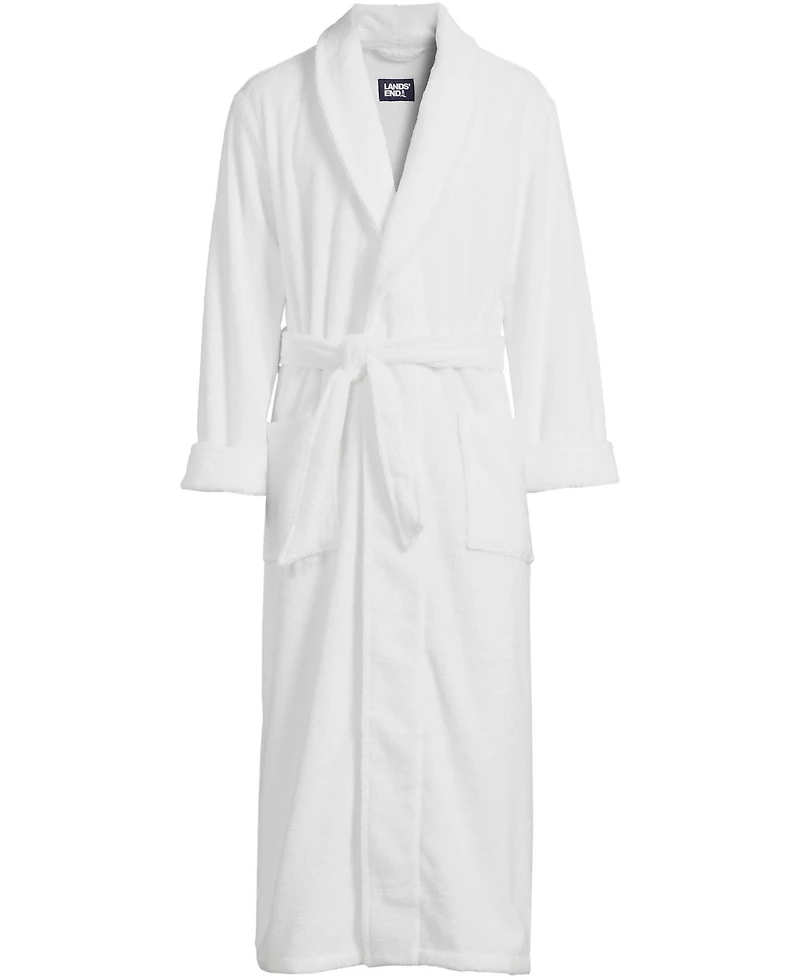 Lands' End Men's Full Length Turkish Terry Robe