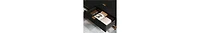 Dresser For Bedroom, Large 6 Drawer Dresser Organizer With Golden Metal Handle And Legs, Modern Chest Of Drawers, Large Dresser For Closet, Hallway, L